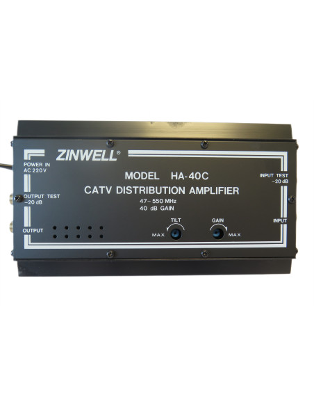 Amplificator CATV Zinwell HA-40C, 47- 550MHz, alimentare 220v
