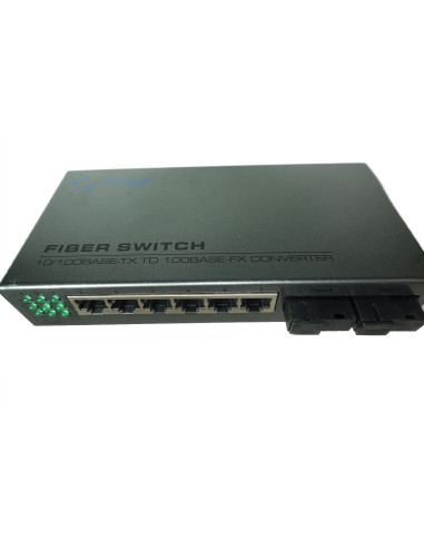 Fiber Switch 6-Port Ethernet