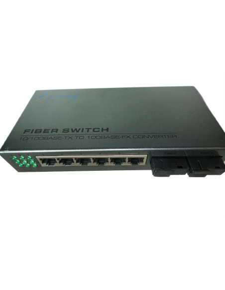 Fiber Switch 6-Port Ethernet