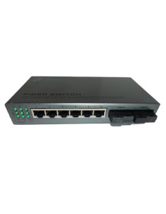 Fiber Switch 6-Port Ethernet