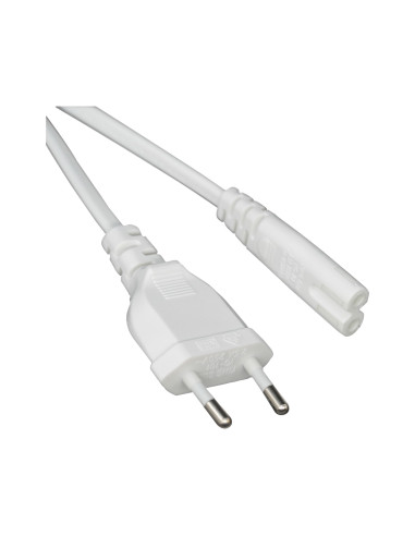 Cablu alimentare RC/TV 1.5m alb