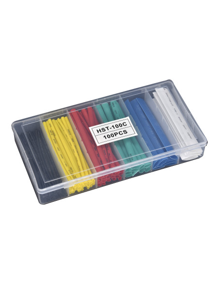 Tub termocontractabil diverse culori si marimi, set 100 bucati